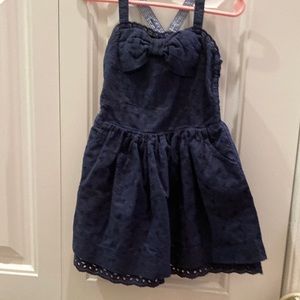 Cherokee blue Island cross back sundress. Size 4/5